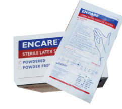 Encare Sterile Latex Surgical Gloves (Powdered)