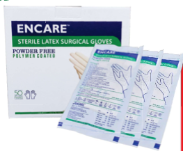 Sterile Latex Surgical Gloves – Polymer Coated Powder Free