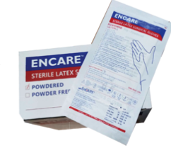 Encare Sterile Latex Surgical Gloves (Powdered)