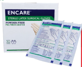 Sterile Latex Surgical Gloves – Polymer Coated Powder Free