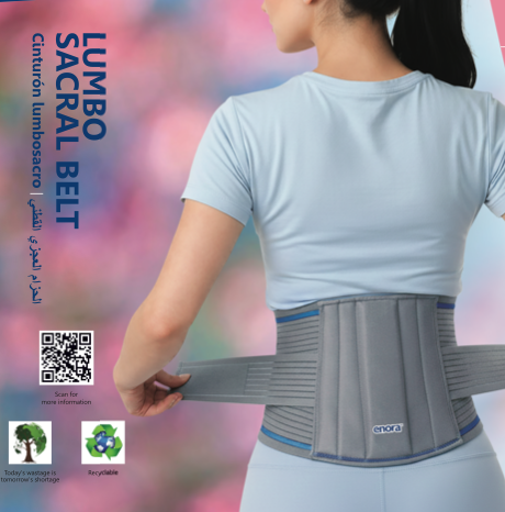 enora Lumbo Sacral Belt - Flexible Splints & Posture Support