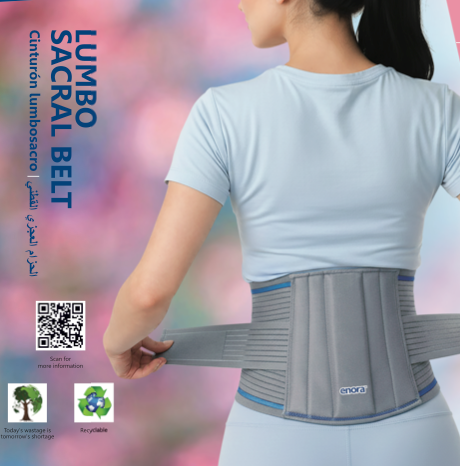 enora Lumbo Sacral Belt - Flexible Splints & Posture Support